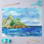 Ontwerp 7-weefselreeks van waterverf Seascapes Tissuepapier (Craft)