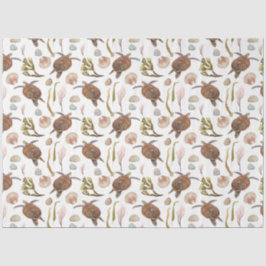 Ontwerp 7-weefselreeks voor een mariene levensseri tissuepapier