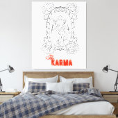 Ontwerp 803 canvas afdruk (Insitu (Slaapkamer))