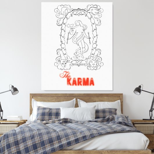 Ontwerp 803 canvas afdruk (Insitu (Slaapkamer))