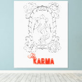 Ontwerp 803 canvas afdruk (Insitu (Houten vloer))