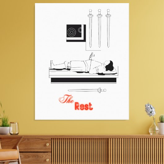 Ontwerp 806 canvas afdruk (Insitu (Woonkamer))