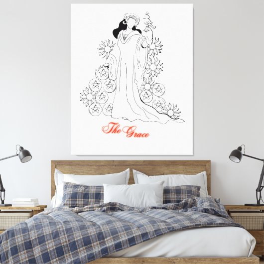 Ontwerp 817 canvas afdruk (Insitu (Slaapkamer))