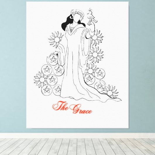 Ontwerp 817 canvas afdruk (Insitu (Houten vloer))