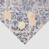 Ontwerp 8 van de Blauwe Bee-reeks - Weefselpapier Tissuepapier (Detail)