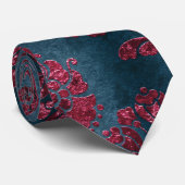 Ontwerp 8 van de Bourgogne Velvet-reeks Stropdas (Opgerold)