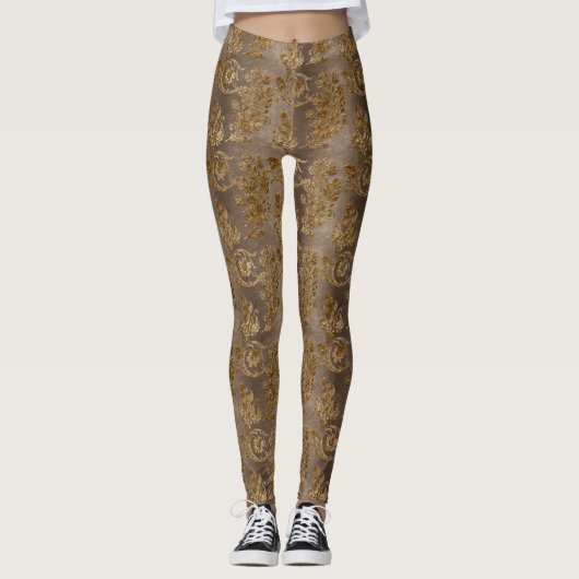 Ontwerp 8 van de Gold Velvet-reeks Leggings (Voorkant)