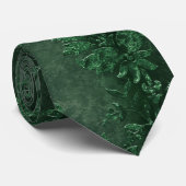 Ontwerp 8 van de Groene Velvet reeks Stropdas (Opgerold)