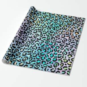 Ontwerp 8 van de Iridescent Leopard-reeks Cadeaupapier
