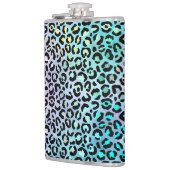 Ontwerp 8 van de Iridescent Leopard-reeks Heupfles (Links)
