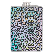 Ontwerp 8 van de Iridescent Leopard-reeks Heupfles (Achterkant)