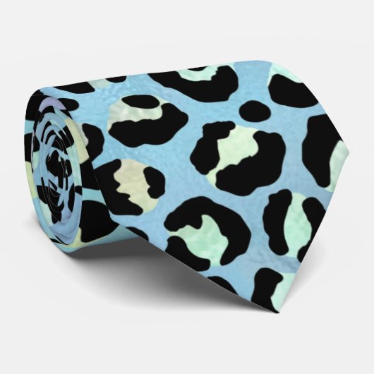 Ontwerp 8 van de Iridescent Leopard-reeks Stropdas (Opgerold)