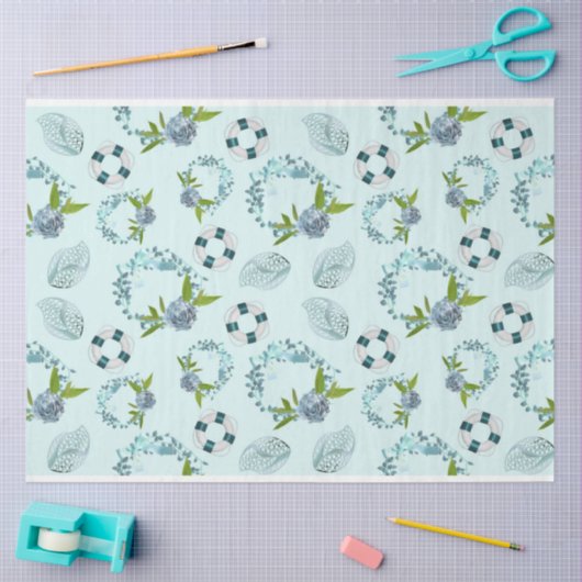 Ontwerp 8 van de Nautische reeks Tissuepapier (Craft)