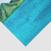 Ontwerp 8 van de Seascapes van de waterverf Tissuepapier (Detail)