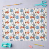 Ontwerp 8-weefselreeks voor een mariene levensseri tissuepapier (Craft)