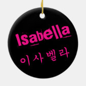 Ontwerp #9 (Isabella) in Korean Keramisch Ornament (Achterkant)