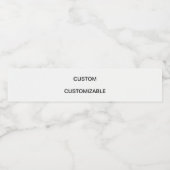 ONTWERP AANGEPASTE LEGE SJABLOON WATERFLES ETIKET (Enkel label)