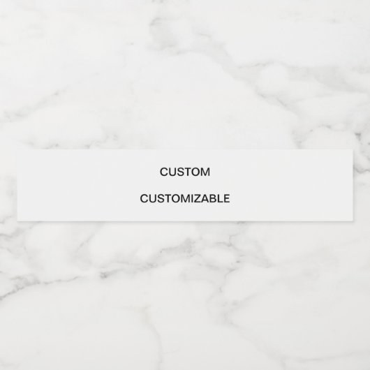 ONTWERP AANGEPASTE LEGE SJABLOON WATERFLES ETIKET (Enkel label)