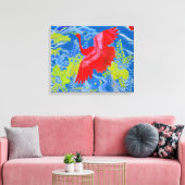 Ontwerp Abstract kunstschilderCanvas Canvas Afdruk (Insitu (Woonkamer))
