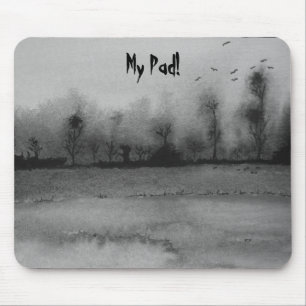 ontwerp abstracte partij zwart en Mousepad Muismat