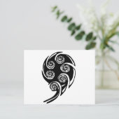 ontwerp aotearoa koru briefkaart (Staand voorkant)