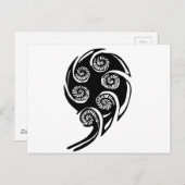 ontwerp aotearoa koru briefkaart (Voorkant / Achterkant)