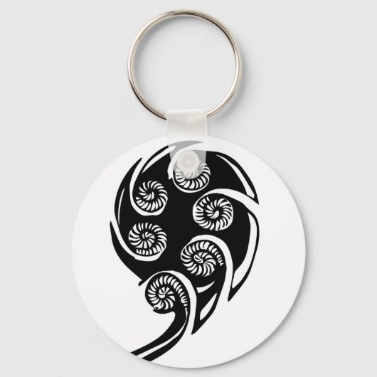 ontwerp aotearoa koru sleutelhanger (Voorkant)