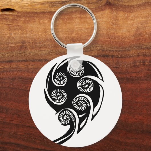 ontwerp aotearoa koru sleutelhanger (Voorkant)
