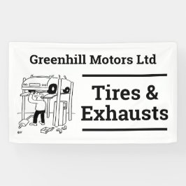 Ontwerp banner voor garagevoertuigservice