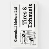 Ontwerp banner voor garagevoertuigservice (Verticaal)
