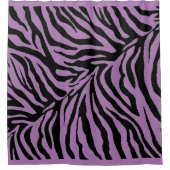 Ontwerp bewerken/Achtergrondkleur Zebra wijzigen Douchegordijn (Voorkant)