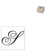 Ontwerp bewerken om Fancy S-monogram te wijzigen Rubberstempel (Gestempeld)