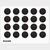 Ontwerp Black History Month1 Ronde Sticker (Vel)