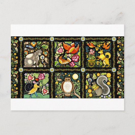 ONTWERP BOHEMIAN MOOSHKA BRIEFKAART (Voorkant)