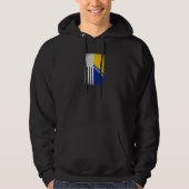 Ontwerp Bosnië-Herzegovina voor Bosniërs Hoodie (Voorkant)