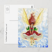 Ontwerp-Briefkaart van de winter Briefkaart (Voorkant / Achterkant)