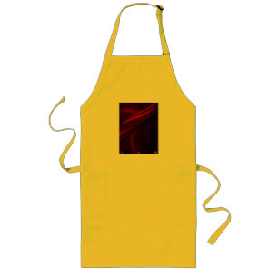 Ontwerp, capron, geel, kookdoeken lang schort