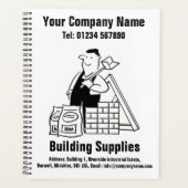 Ontwerp Cartoon bouwvoorraad Planner (Voorkant)