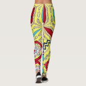 ONTWERP COLLAGE VAN DE KEIZERIN LEGGINGS (Achterkant)