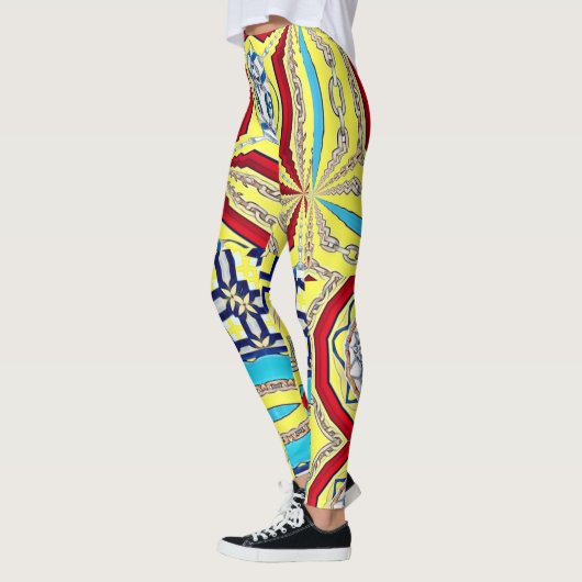 ONTWERP COLLAGE VAN DE KEIZERIN LEGGINGS (Links)