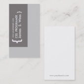 Ontwerp CSS-computerprogramma Visitekaartje (Voorkant / Achterkant)