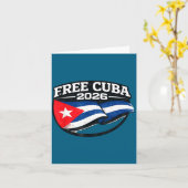 Ontwerp Cuba Cuba Libre Donroe Doctrine Kaart (Gele Bloem)