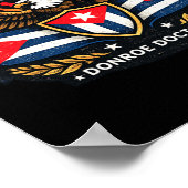 Ontwerp Cuba Cuba Libre Donroe Doctrine Poster (Hoek)