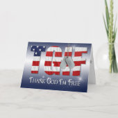 Ontwerp dag patriottische veteranen kaart (Voorkant)