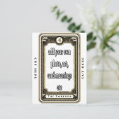 Ontwerp de Keizer Tarot Kaart (Staand voorkant)