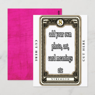Ontwerp de Sterkte Tarot Kaart