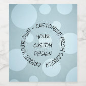 Ontwerp dit wijn etiket (Enkel label)