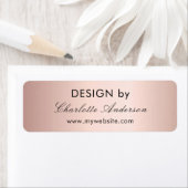 Ontwerp door bedrijfsleider roos Gold Etiket (Insitu)