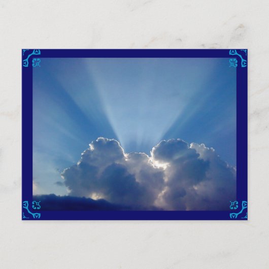"Ontwerp door God" Briefkaart (Voorkant)