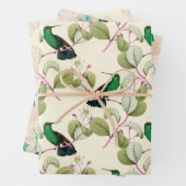 Ontwerp drie van de Humming Birds reeks Inpakpapier Vel (In situ)